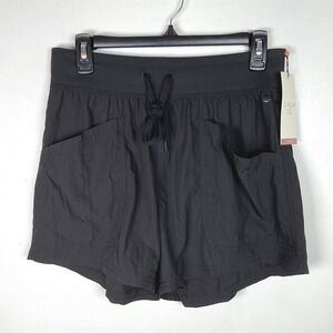 Calia Journey Collection Mid Rise Relaxed Fit‎ Black Shorts Womens